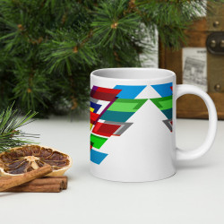 'Everyday Say' White glossy mug