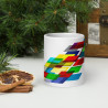'Everyday Say' White glossy mug