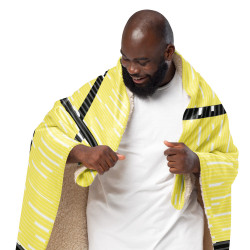 'Sunshine' Sherpa blanket