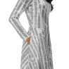 'Winter Forest' All-over print long sleeve midi dress