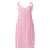 'Strawberries and Cream' Tie-strap midi dress