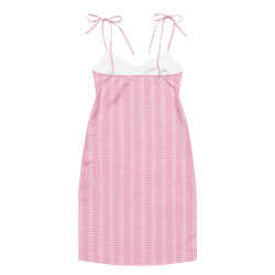 'Strawberries and Cream' Tie-strap midi dress