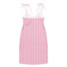 'Strawberries and Cream' Tie-strap midi dress