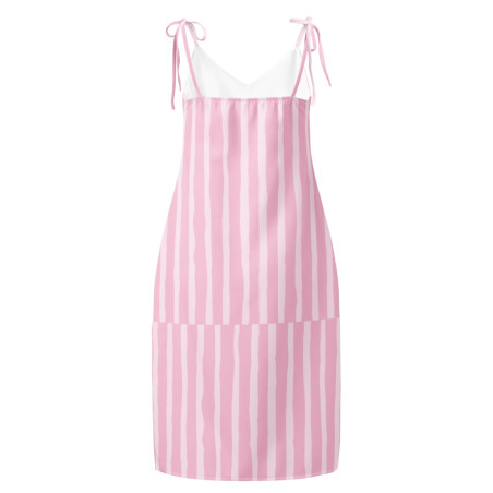 'Strawberry Field' Tie-strap midi dress