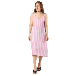 'Strawberry Field' Tie-strap midi dress