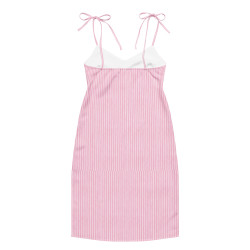 'Strawberry' Tie-strap midi dress