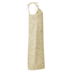 'Quiet' Tie-strap midi dress