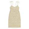 'Quiet' Tie-strap midi dress