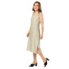 'Quiet' Tie-strap midi dress