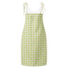 'Picnic' Tie-strap midi dress