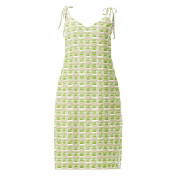 'Picnic' Tie-strap midi dress