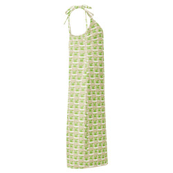 'Picnic' Tie-strap midi dress
