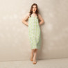'Picnic' Tie-strap midi dress