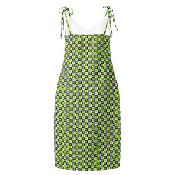 'Citrus' Tie-strap midi dress