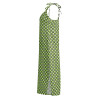 'Citrus' Tie-strap midi dress