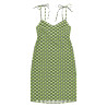 'Citrus' Tie-strap midi dress