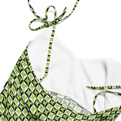 'Citrus' Tie-strap midi dress