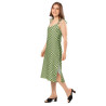 'Citrus' Tie-strap midi dress