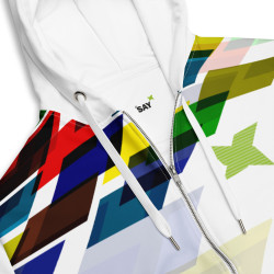 'Saturdays' Unisex zip hoodie