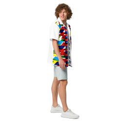 'Saturdays' Unisex button shirt