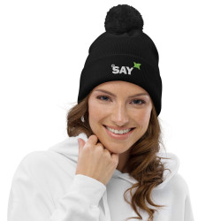 @SAY Pom pom beanie Black