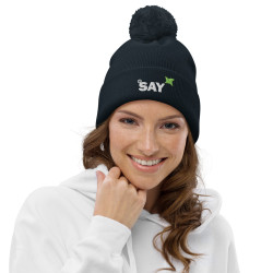 @SAY Pom pom beanie Black