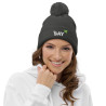@SAY Pom pom beanie Black