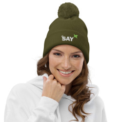 @SAY Pom pom beanie Black