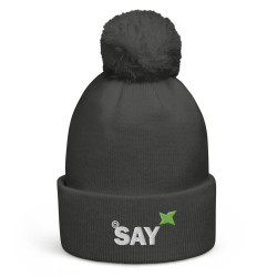 @SAY Pom pom beanie Black