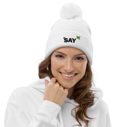 @SAY Pom pom beanie WH