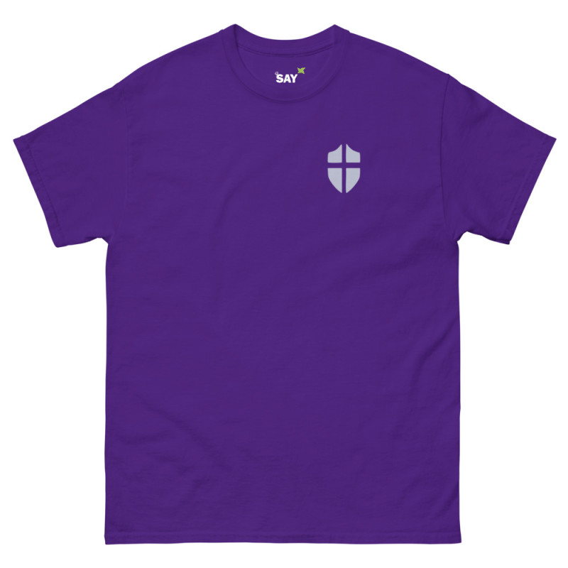 'Shield' Unisex classic tee purple