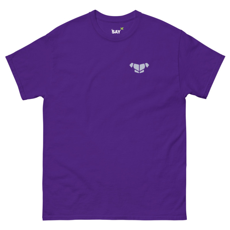 'Breastplate' Unisex classic tee purple