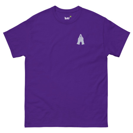 'Prayer' Unisex classic tee purple
