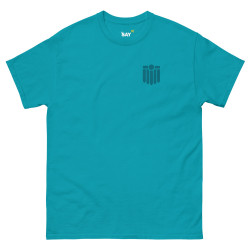 'Belt' Unisex classic tee tropical blue
