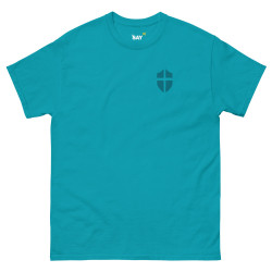 'Shield' Unisex classic tee tropical blue