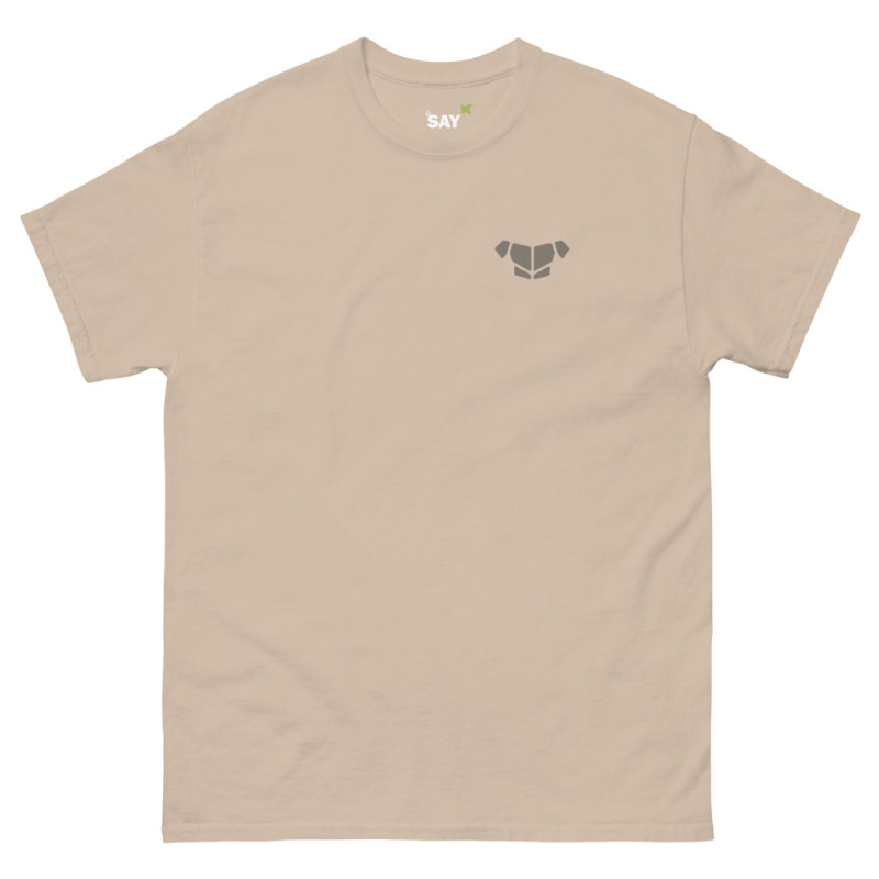 'Breastplate' Unisex classic tee sand