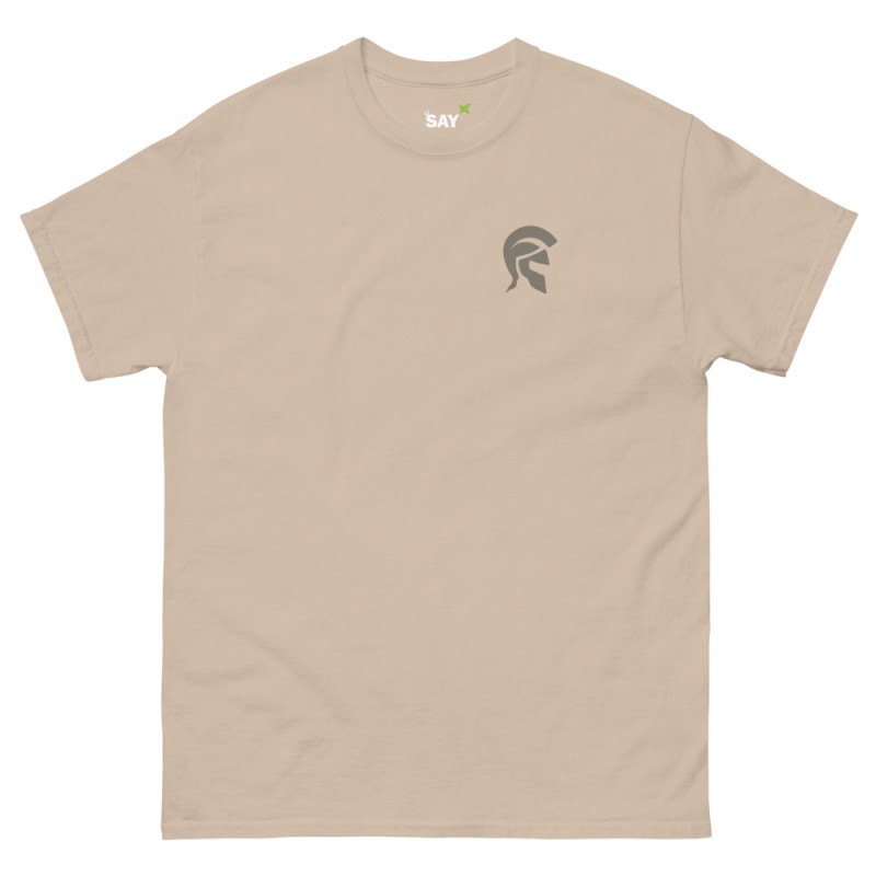 'Helmet' Unisex classic tee sand