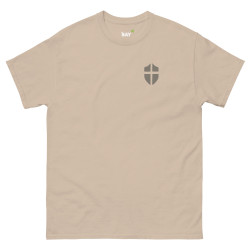 'Shield' Unisex classic tee sand